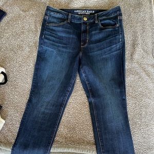 American Eagle High Rise Crop jeggings